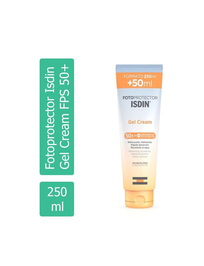 Bloqueador Isdin Foto Protector Gel SPF 50+ 250 Ml 