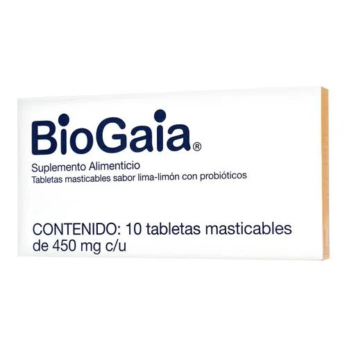 Biogaia Suplemento Alimenticio Lima Limón 10 Tabletas 