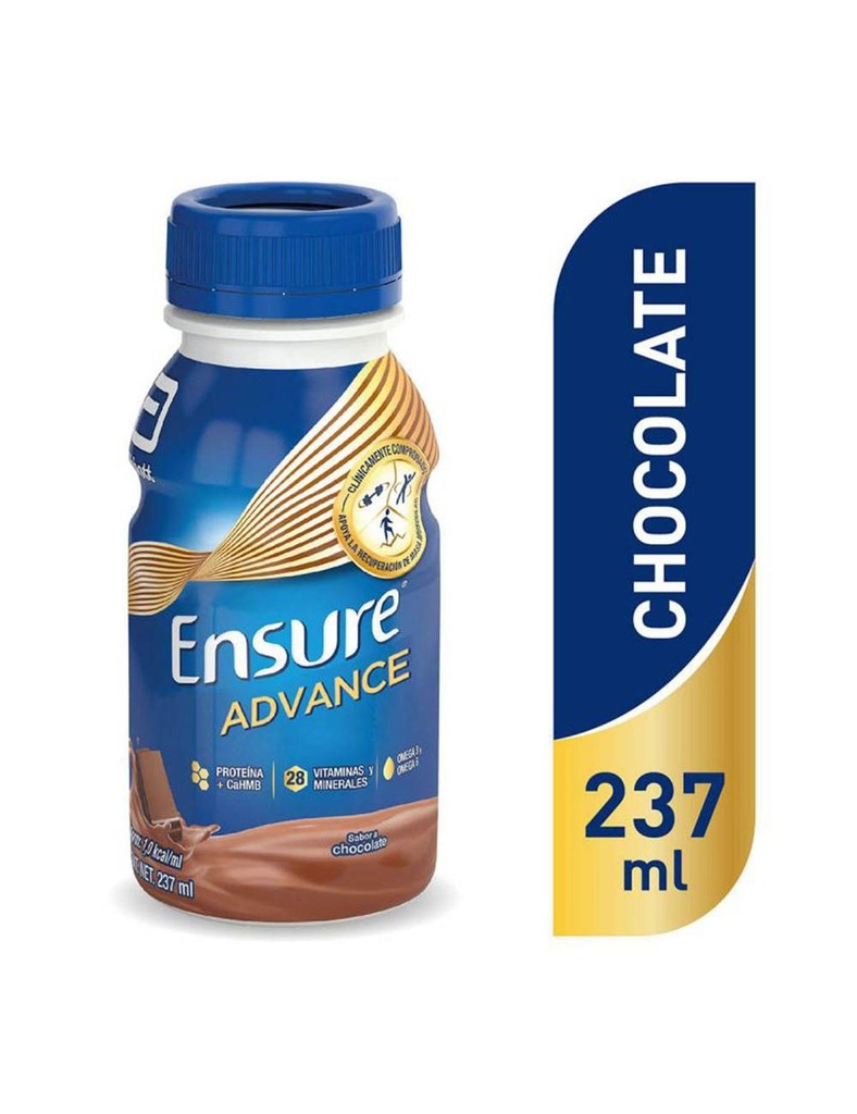 Frm-Ensure Advance Sabor Chocolate Frasco Con 237 Ml