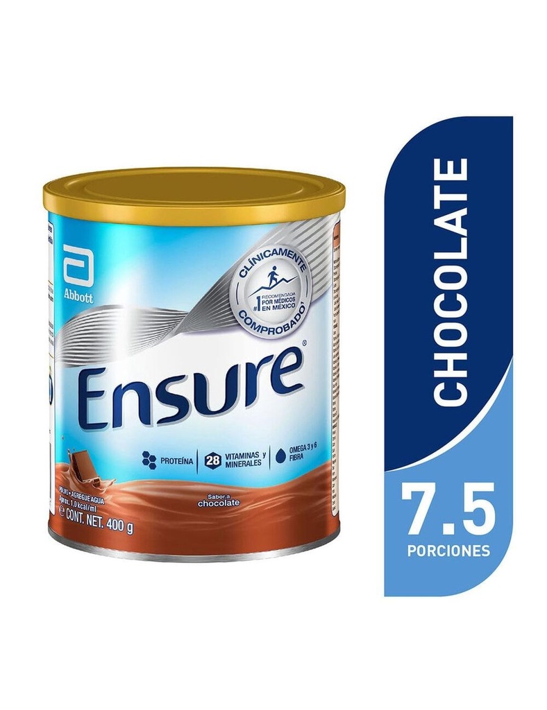 Frm-Ensure Chocolate Polvo Lata Con 400 G