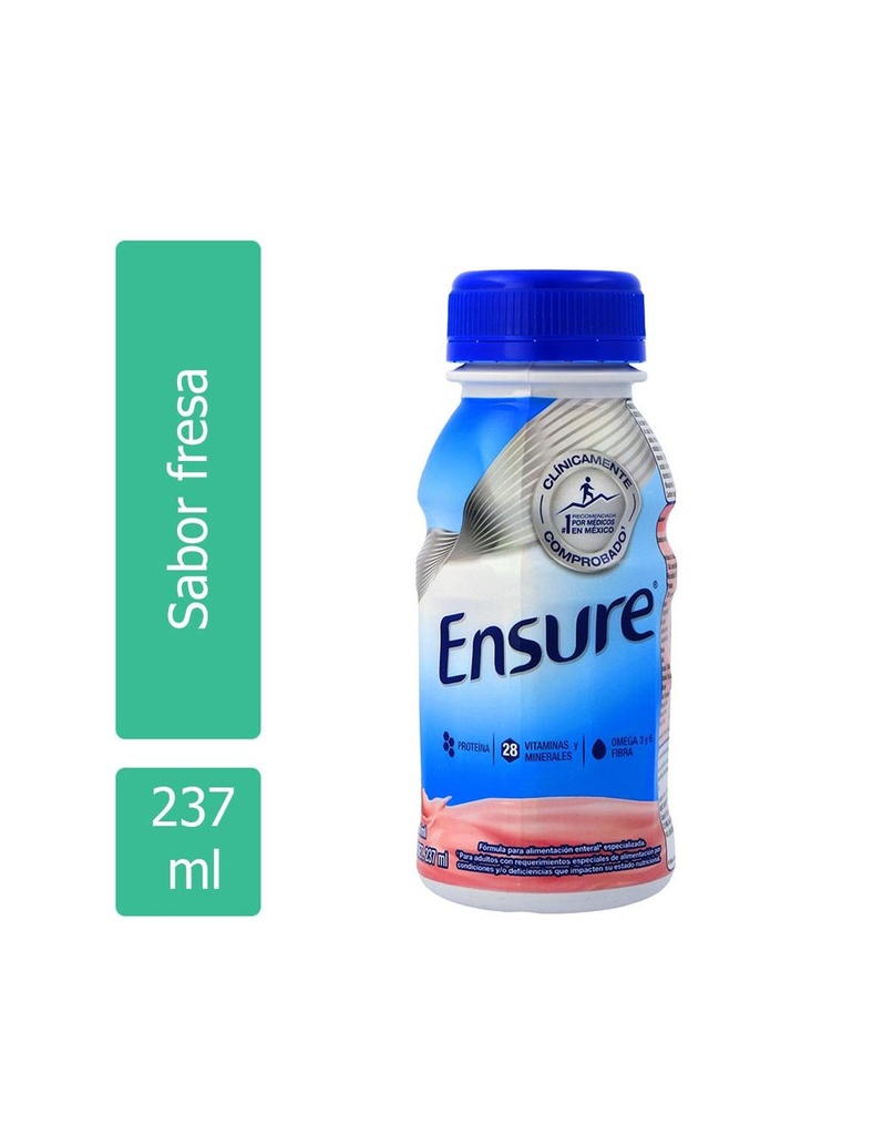 Frm-Ensure Líquido Frasco Con 237 Ml Sabor A Fresa