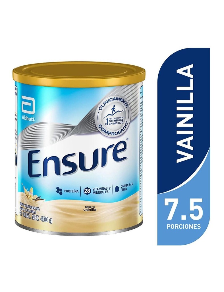 Frm-Ensure Polvo Lata Con 400G Sabor A Vainilla