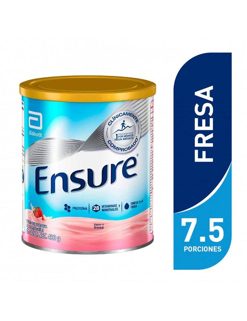 Frm-Ensure Polvo Lata Con 400G Sabor Fresa