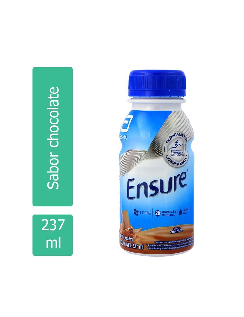 Frm-Ensure Suplemento Alimenticio Líquido 237 Ml Sabor Chocolate