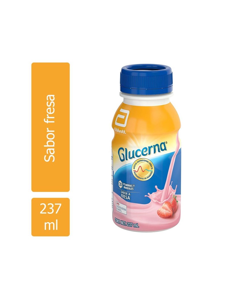 [7501033956140] Glucerna SR Fresa 237 Ml 