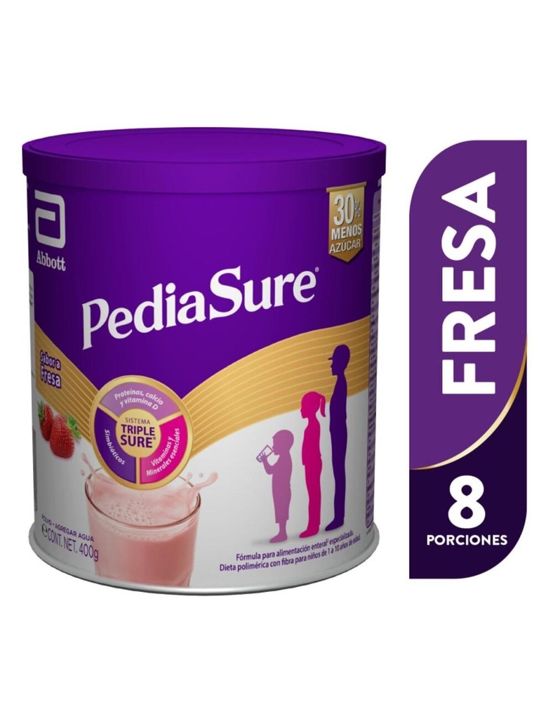 Pediasure Plus Infantil Fresa Polvo 400 G 