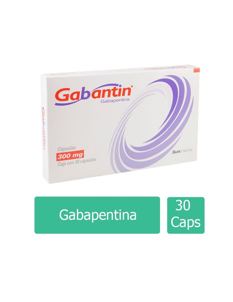 Gabantin 300 Mg 30 Cápsulas