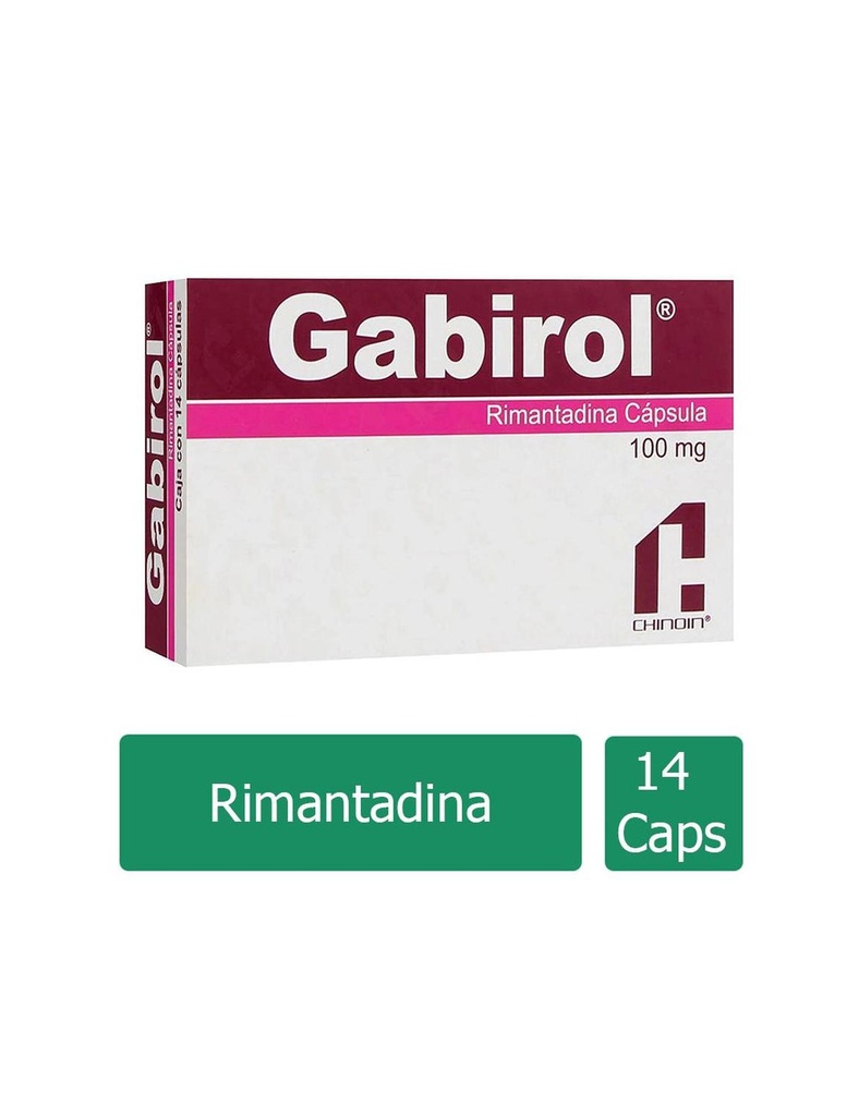 Gabirol 100 Mg 14 Cápsulas 