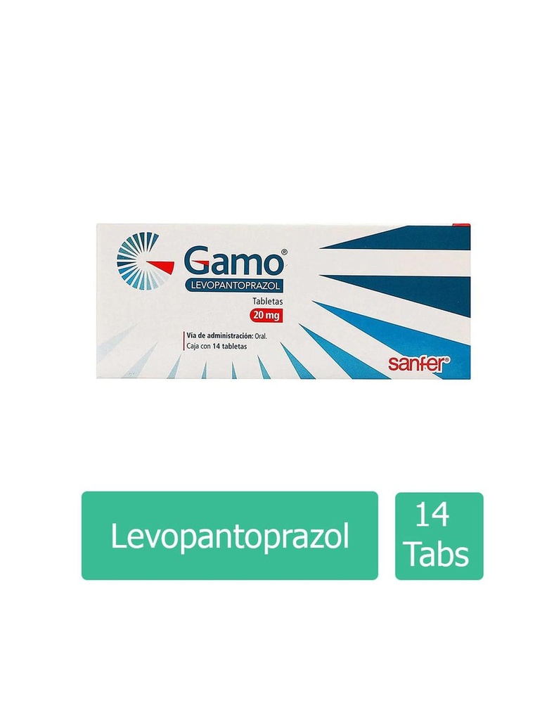 Gamo 20 Mg 14 Tabletas 