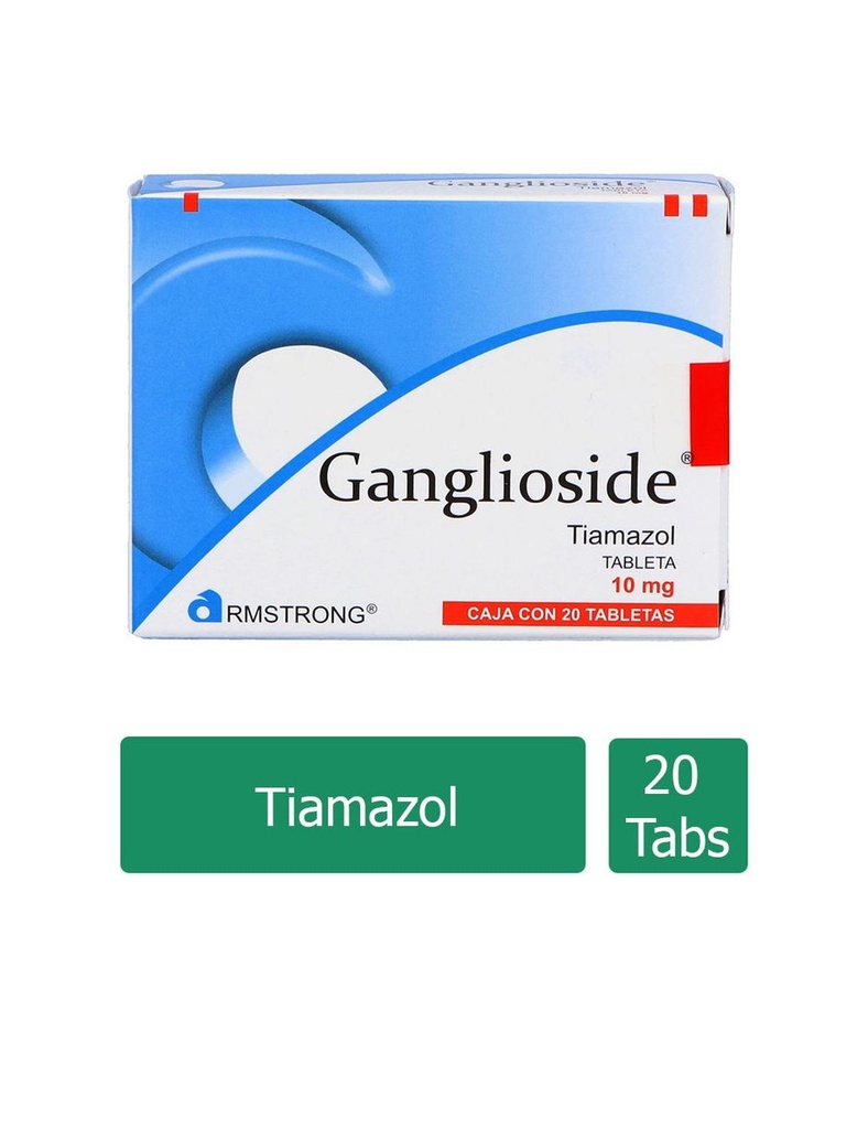 Ganglioside 10 Mg 20 Tabletas 