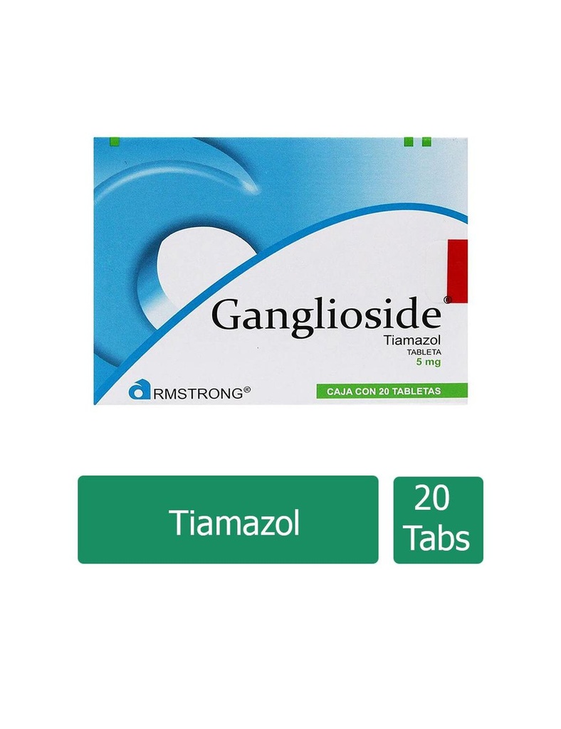 Ganglioside 5 Mg 20 Tabletas 