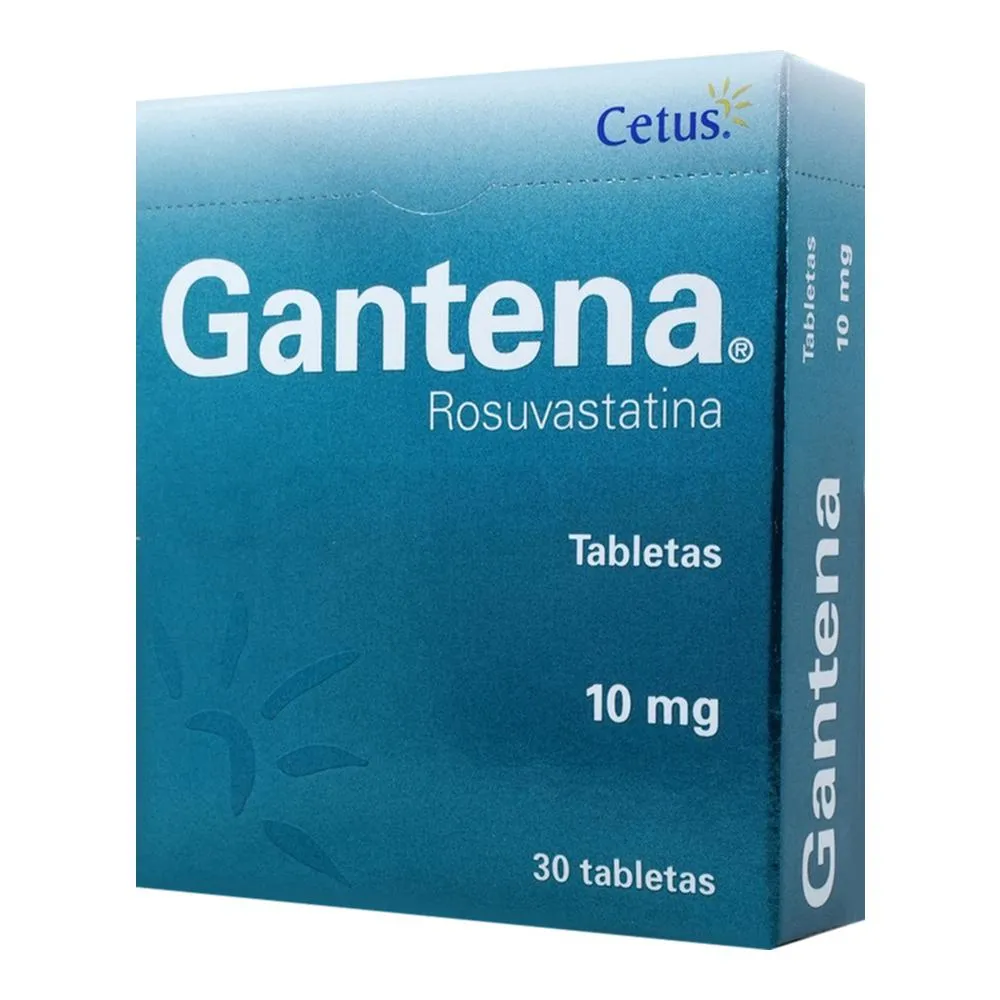 Gantena 10 Mg 30 Tabletas 