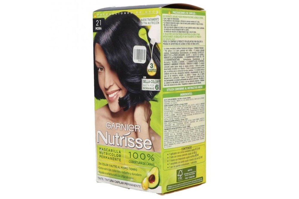 Tinte Garnier Nutrisse 21 Mora 