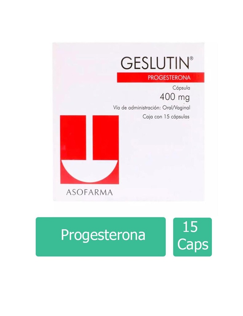 Geslutin 400 Mg 15 Cápsulas 