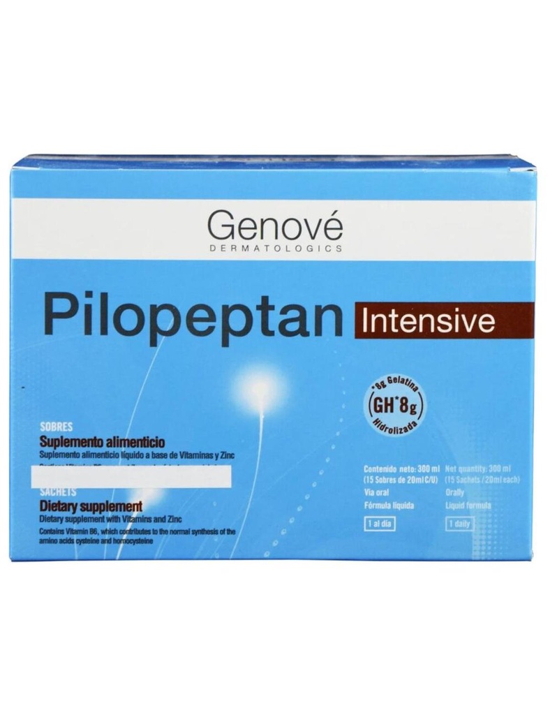 Pilopeptan Intensive Suplemento Alimenticio 15 Sobres 20 Ml 