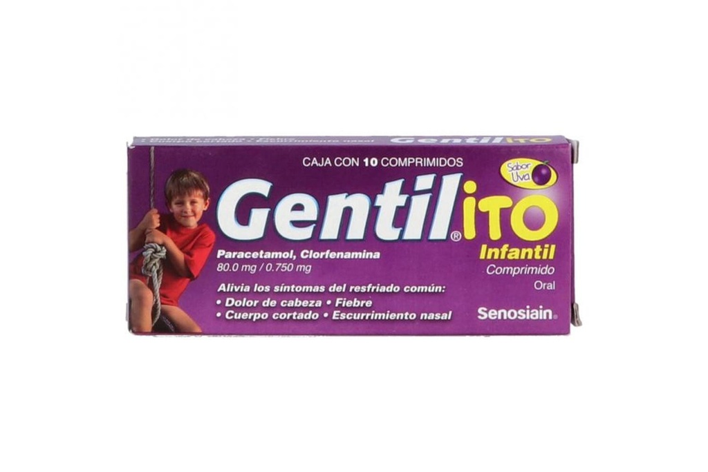 [7501314707645] Gentilito 10 Comprimidos 