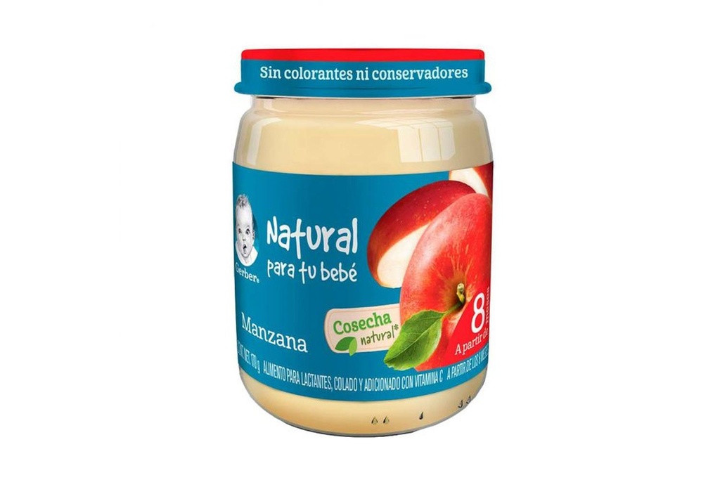 Gerber Cosecha Natural Etapa 3 Manzana 170 G 
