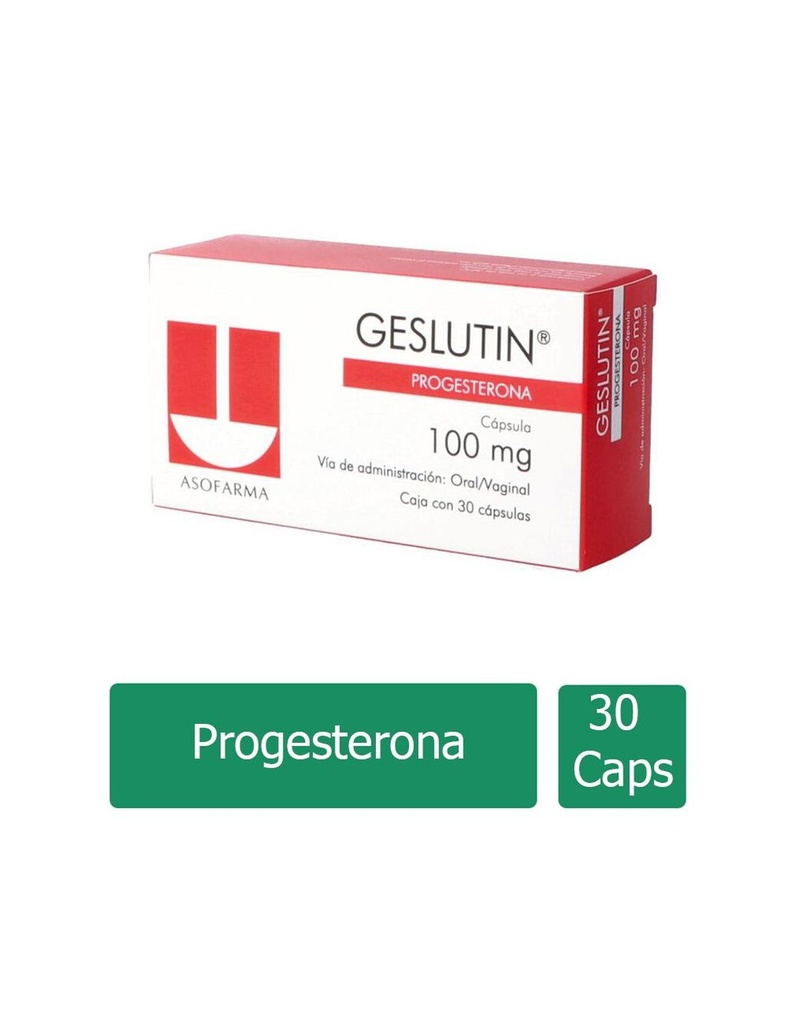 Geslutin 100 Mg 30 Perlas 