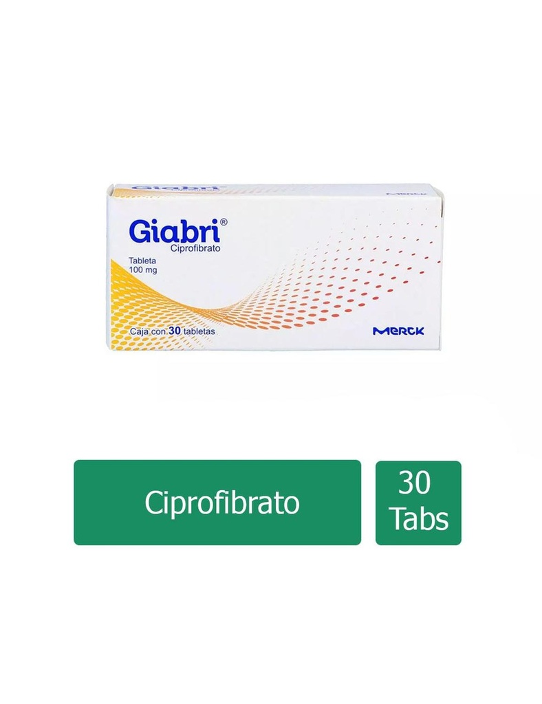 [7501298222424] Giabri 100 Mg 30 Tabletas 