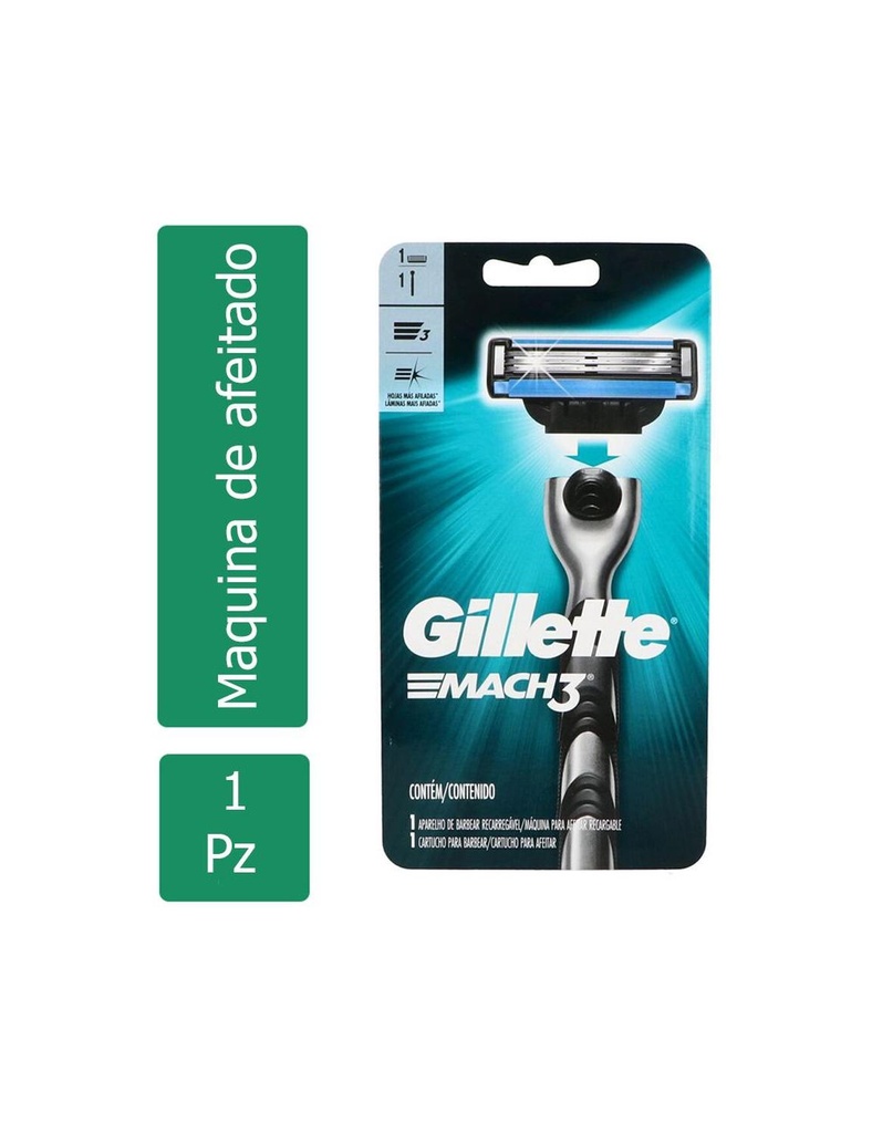 Máquina Gillette Mach3 Rastrillo 1 