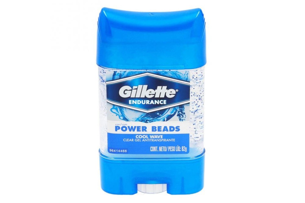 Desodorante Gillette 3X Antitranspirante Power Cool Wave 82 G 