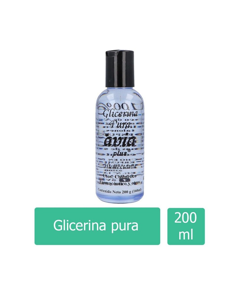 [7501337600046] Glicerina Pura Avia 200 G 