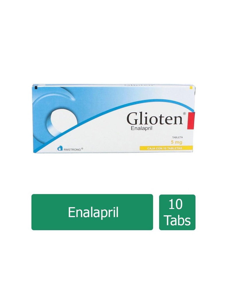 Glioten 5 Mg 10 Tabletas 