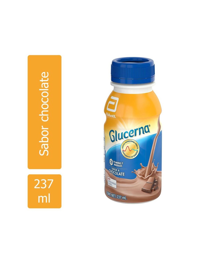 Glucerna Alimentación Especializada Sabor Chocolate 237 Ml