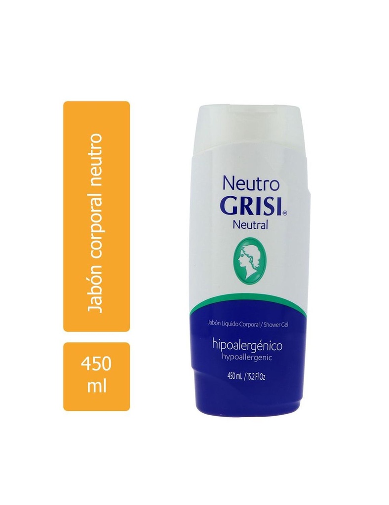 Jabón Líquido Grisi Neutro 450 Ml 