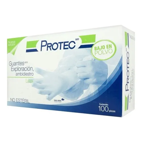 Guante Exploración De Latex Grande 100 Piezas 