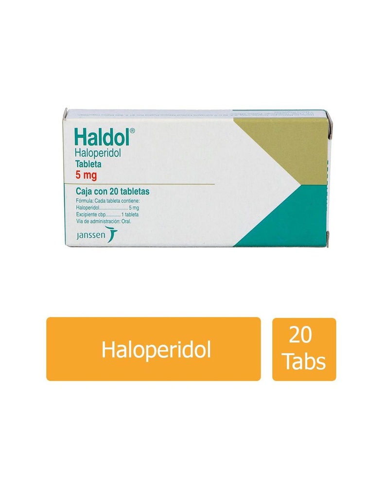 [7501109901517] Haldol Tableta 5 Mg 20 Tabletas 