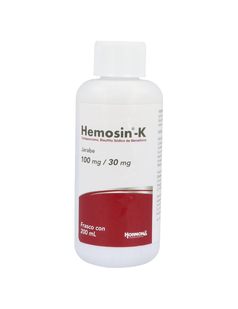 Hemosin K 100/30 Mg Jarabe 200 Ml 