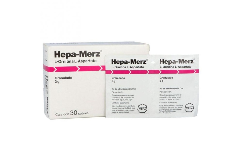 Hepa Merz Granulado 3 G 30 Sobres 
