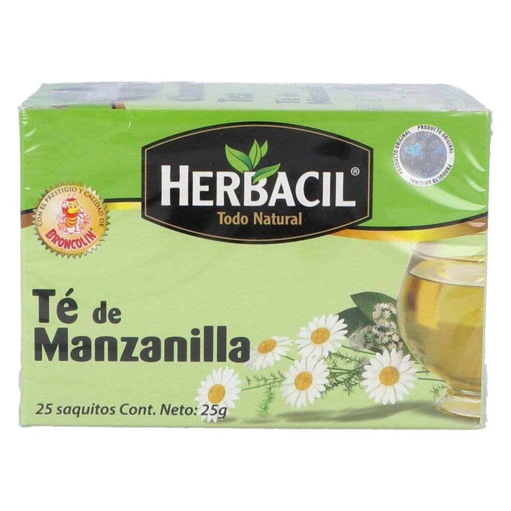 Herbacil Té Manzanilla 25 G 25 Sobres 