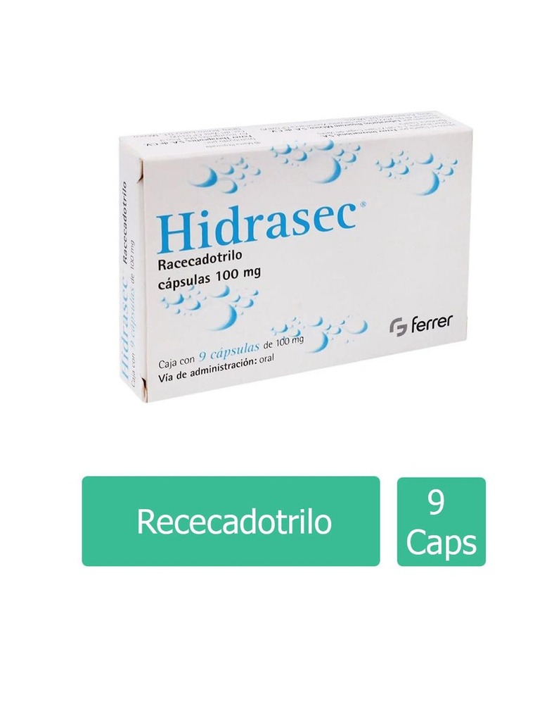 Hidrasec 100 Mg 9 Cápsulas 