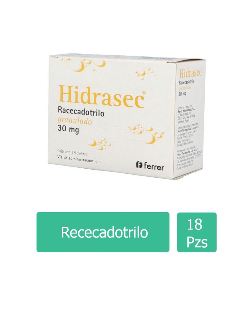 Hidrasec 30 Mg 18 Sobres 