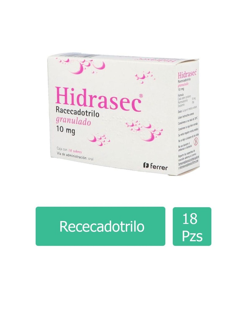 Hidrasec 10 Mg 18 Sobre 