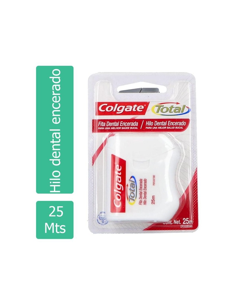 Hilo Dental Colgate Encerado 25 M 