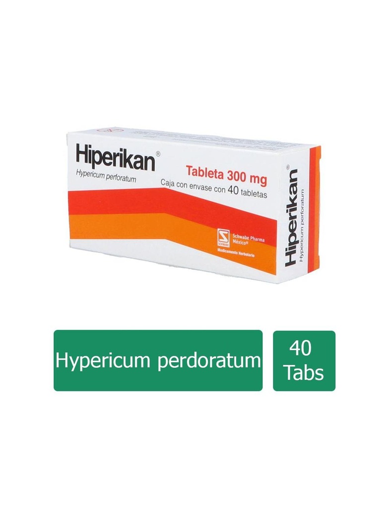 Hiperikan 300 Mg 40 Tabletas 