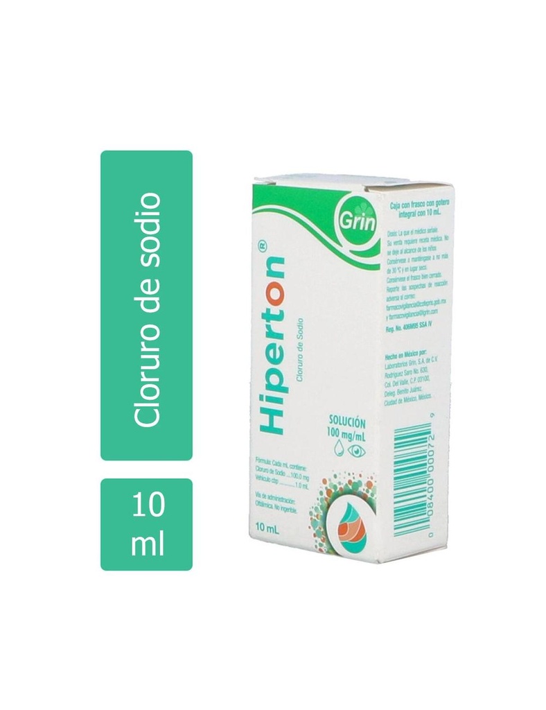 Hiperton 10% 100 Mg Solución 10 Ml 