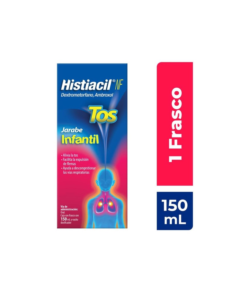 Histiacil Nf Jarabe Para La Tos Infantil, 150 Ml 