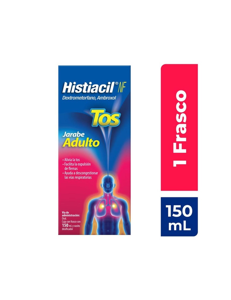 Histiacil Nf Jarabe Para La Tos Adulto, 150 Ml. 
