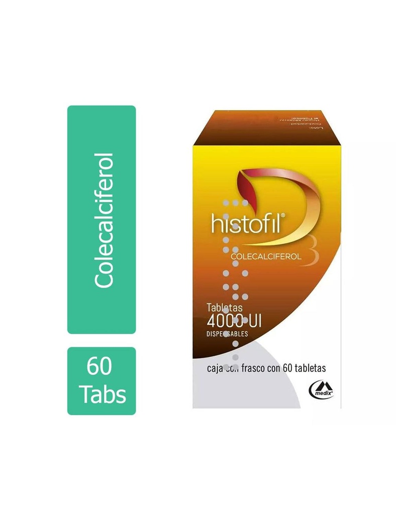 Histofil 4000 UI Frasco 60 Tabletas 