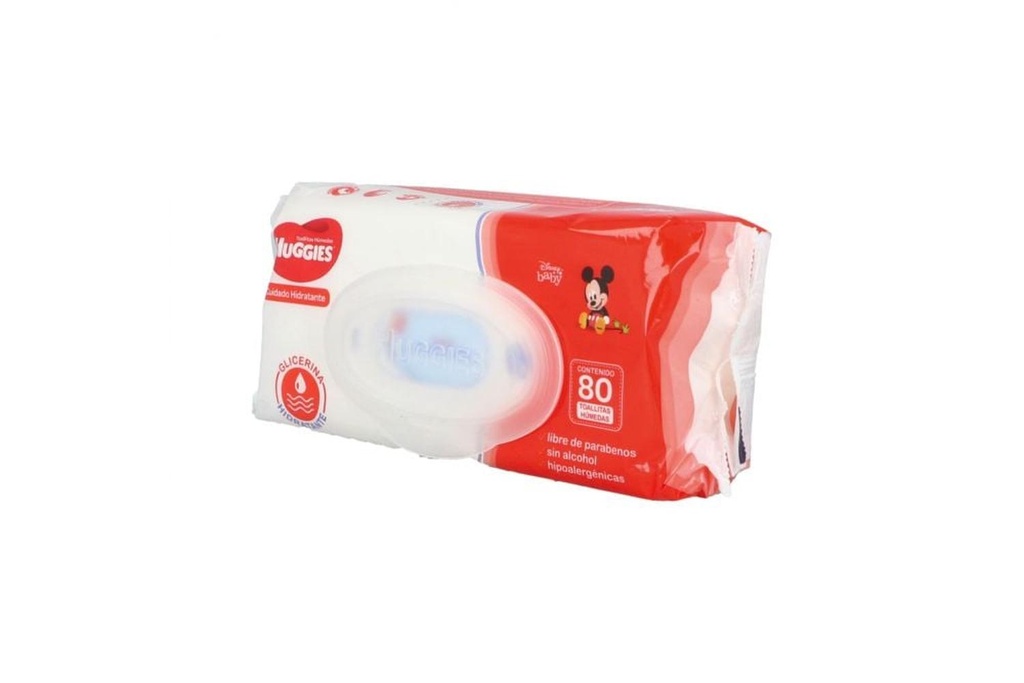 Toallas Húmedas Huggies Cuidado Hidratante 80 Piezas 
