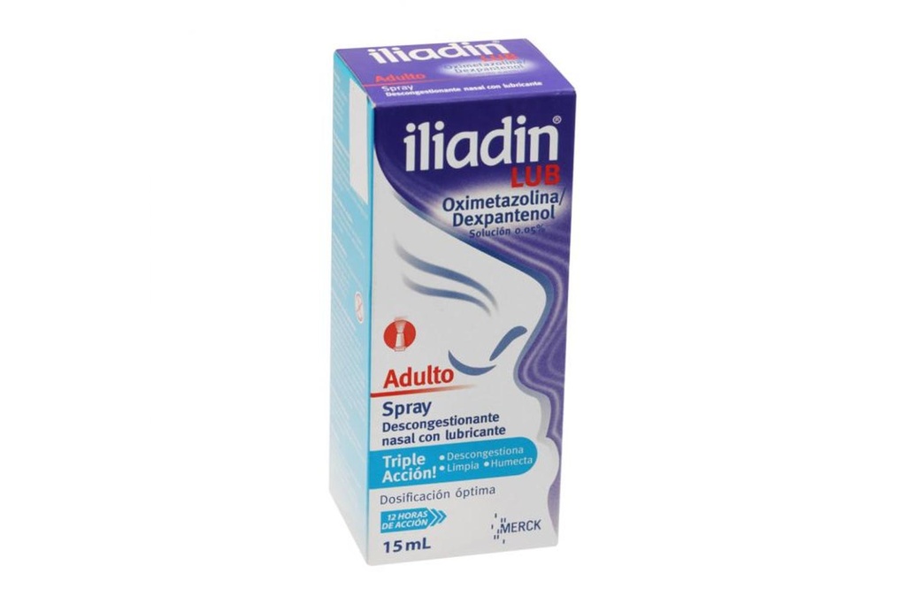 Iliadin LUB Adulto 0.05% Descongestionante Nasal Spray 15 Ml 