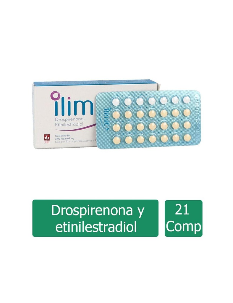 [7501300408730] Ilimit 3/0.030 Mg 28 Comprimidos 