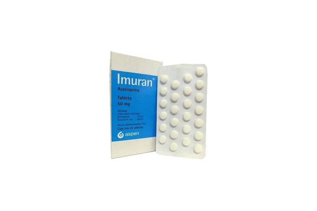 Imuran 50 Mg 25 Tabletas 