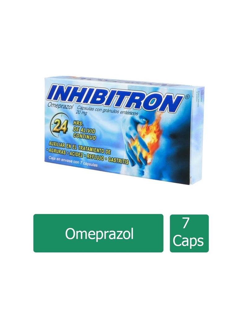 Inhibitron 20 Mg 7 Cápsulas 
