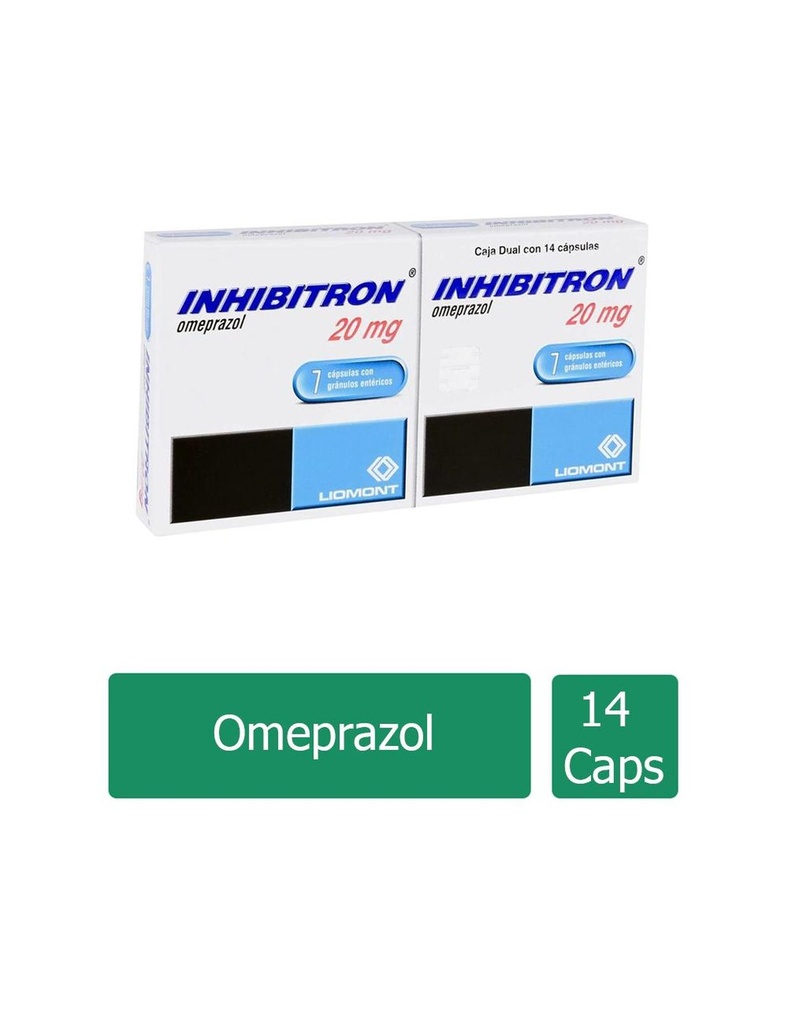 [7501299306635] Inhibitron Dual 20 Mg 7 Cápsulas 