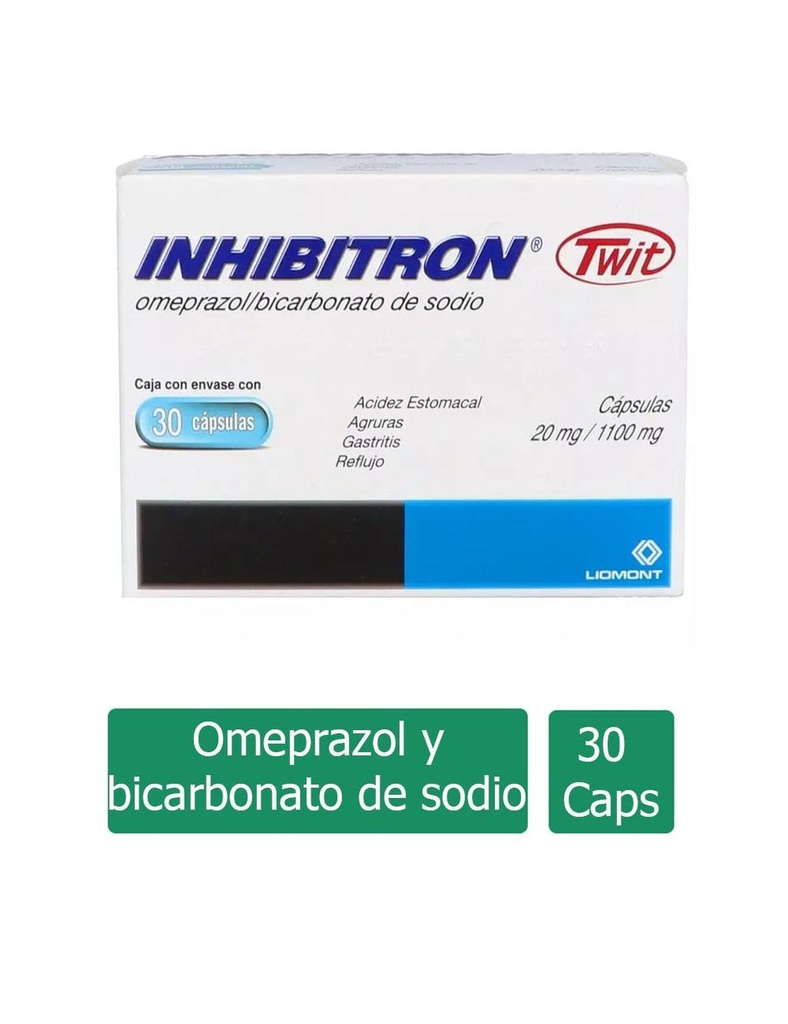 Inhibitron Twit 20/1100 Mg 30 Cápsulas 